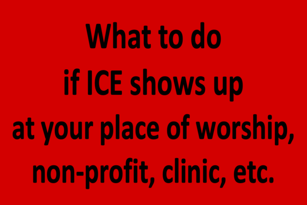 what to do if ICE shows up